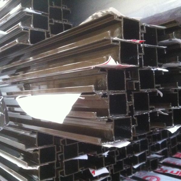 Exterior Thermal Break Aluminium Door and Window Frames For Glass Sliding Door / Solar Panel Frames