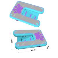 Rampes d'escalade flottantes gonflables pour chiens