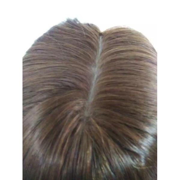 Factory Price 18 Inch Color #6 Unprocessed European Human Hair Jewish Wig Kosher Wig