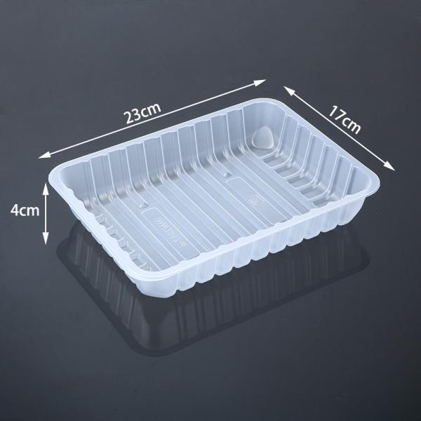 Disposable Plastic Food Tray Whole Chicken Meat Tray PP PET MAP Frozen Tray