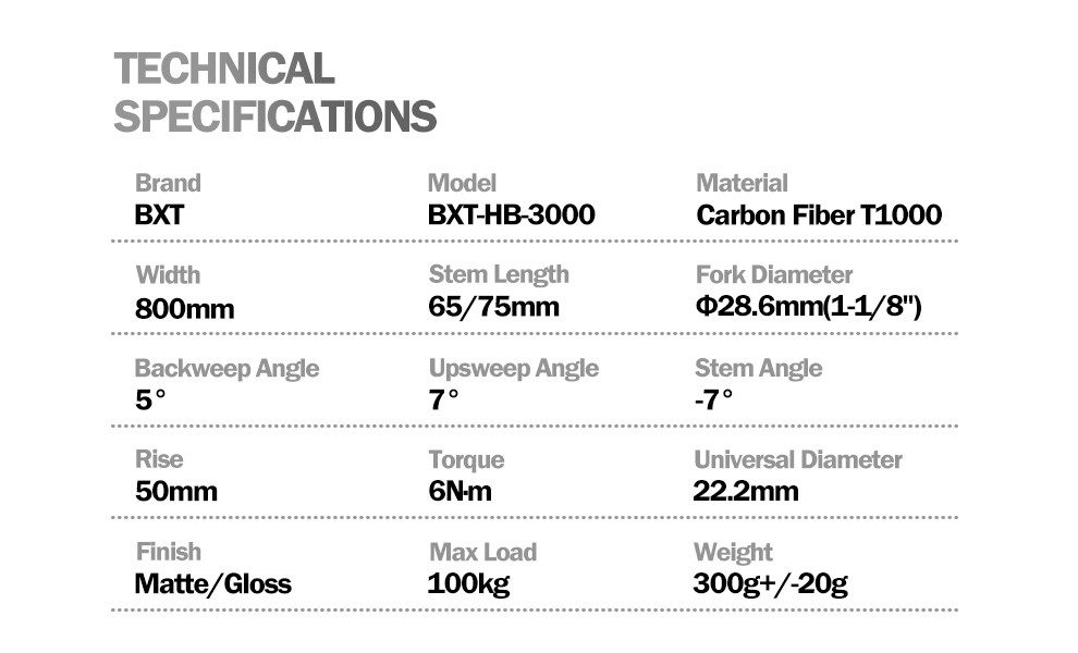 Handlebar велосипеда дороги углерода T1000 интегрировал ширину 800mm Mtb Handlebar углерода