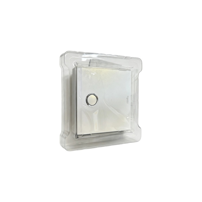 UC21SW XPW Schneider Single Switch Plate Pearl White Elegant Finish