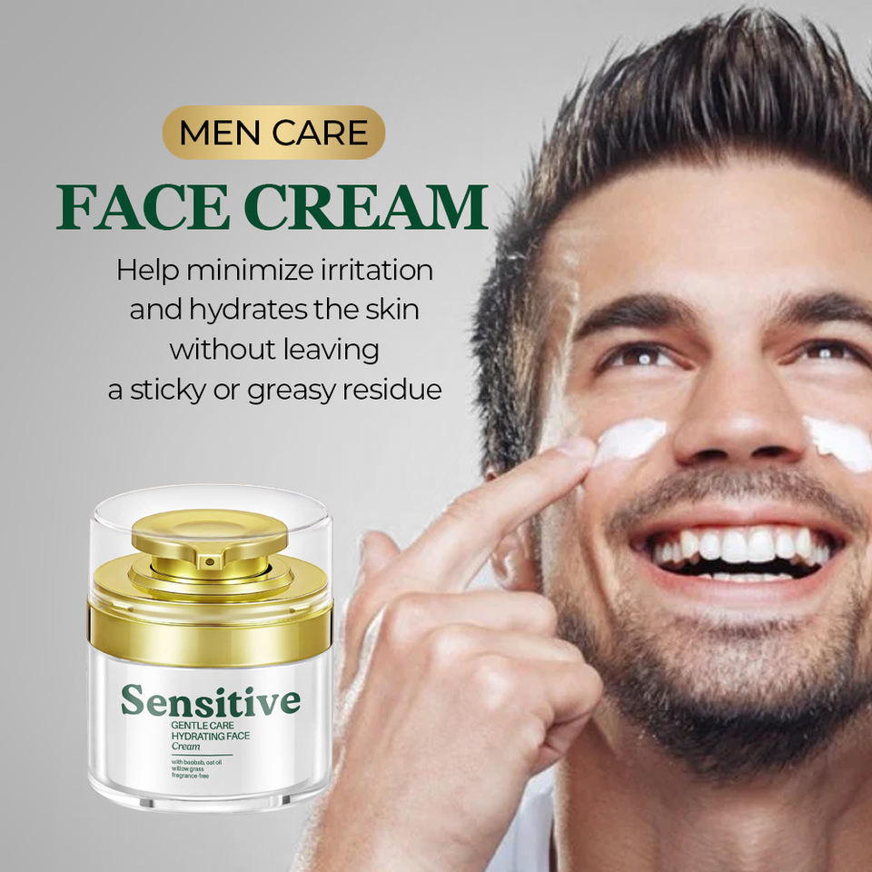 OEM ODM Brand Natural Men's Sensitive Skincare Repair Anti-Aging Hydrating Face Cream & Lotion Antibacterial Oil-Control Cleansing Foam Liquid Cleanser