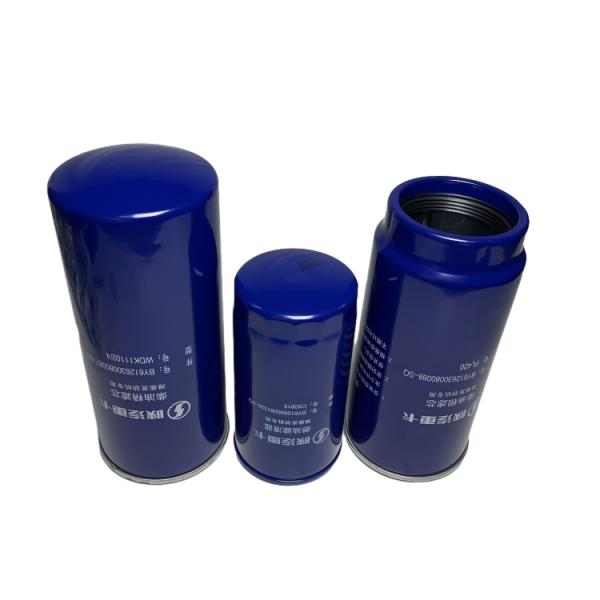 Blue Composite Filter Paper Fuel Filter Assembly for Weichai Engine Heavy Truck Application