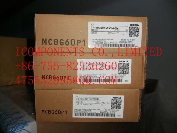 THGBMFG6C1LBAIL TOSHIBA	IC FLASH 64G MMC 52MHZ 153WFBGA NAND FLASH