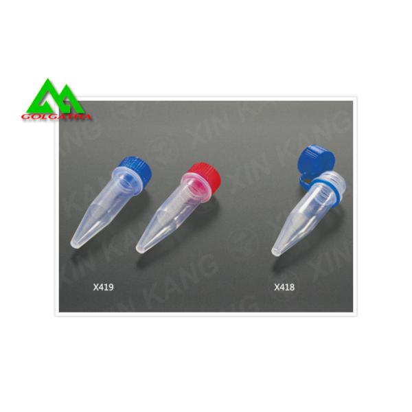 Transparent Medical And Lab Supplies Plastic Centrifuge Tubes Round / Conical Bottom