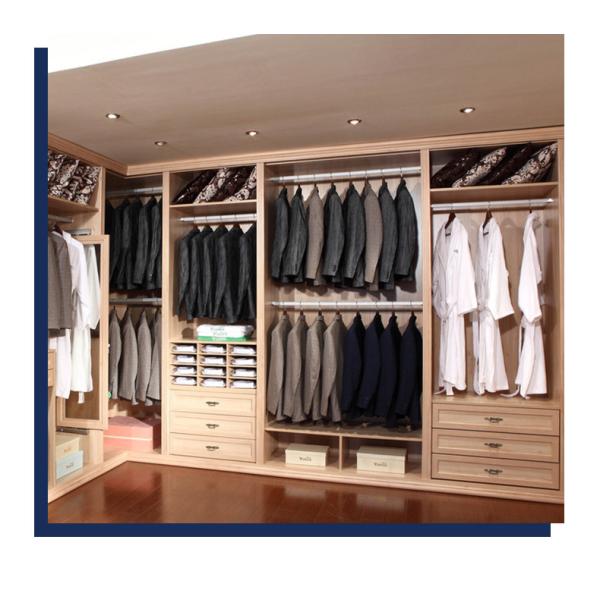 Thickened Aluminum Square Tube Wardrobe Hanging Rail For Clothes