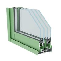 3-6m Aluminum Sliding Windows Profile Extrusion Powder Coating