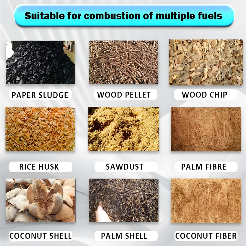 Energy Saving Biomass Thermal Oil Boiler Horizontal Wood Chip Biomass Boiler