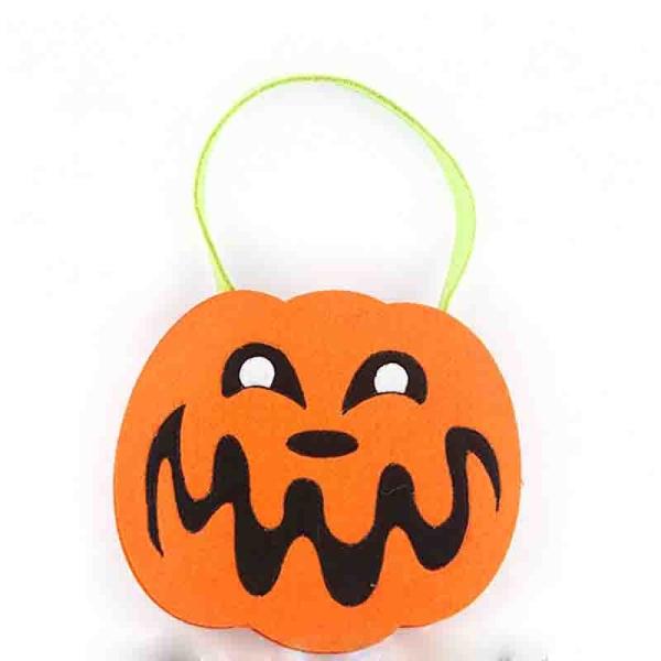 Eco Friendly 25*42cm Halloween Felt Candy Bag With Handle