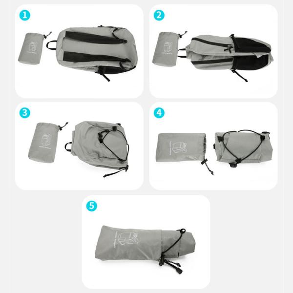 OEM ODM Outdoor Ultralight Trekking Bag , Waterproof Cycling Backpack Foldable