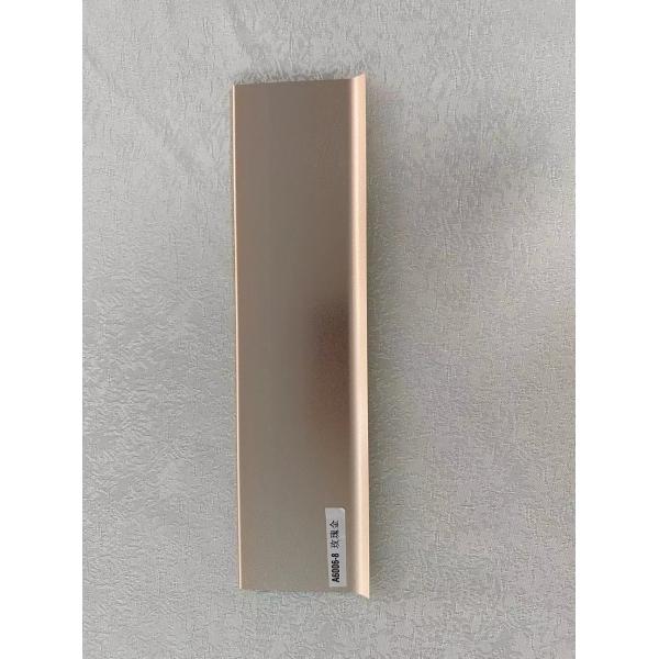 Metal Black Baseboard Skirting Board with 2.5 Meters One Piece Aluminium Channel Profile