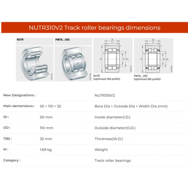 NTN Track Roller Bearing NUTR310V2