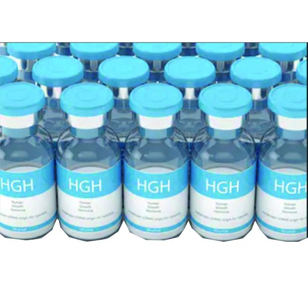 Labels de fiole de fiole d'hormone de croissance de HG, autocollants d'étiquette de médicament avec le PVC blanc