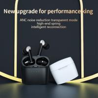 Bruit actif d'IPhone Android décommandant des écouteurs Earbuds sans fil noir IPX5