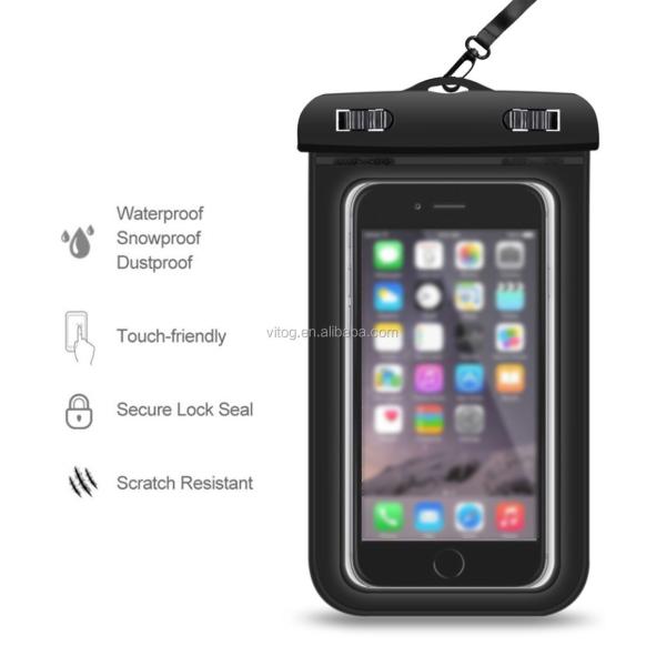 TPU Waterproof Cell Phone Pouch ODM Universal Waterproof Phone Case Cover