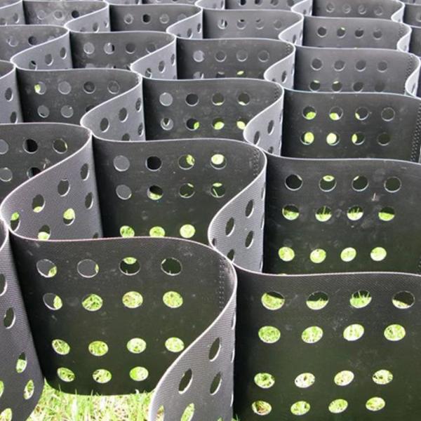 Géocellules HDPE personnalisées pour l'industrie du bâtiment et les projets de construction