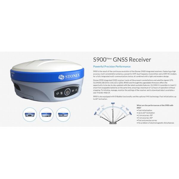 Модуль Stonex S900A/S9II Bluetooth приемника раковины GNSS RTK сплава магния