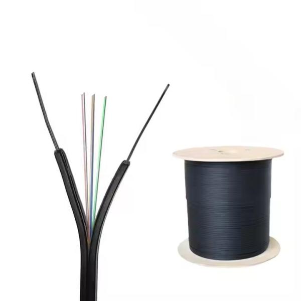 High Speed Internet  FTTH Drop Cable PVC Or LSZH For Smooth Fiber To The Home Connections