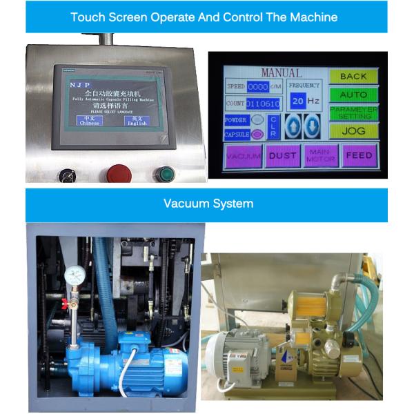 Multifunctional Herbal Gelatin Capsule Filling Machine Fully Enclosed