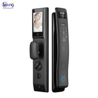 S958max Automático reconocimiento facial 3D Tuya cámara de intercomunicador de huellas dactilares Smart Lock