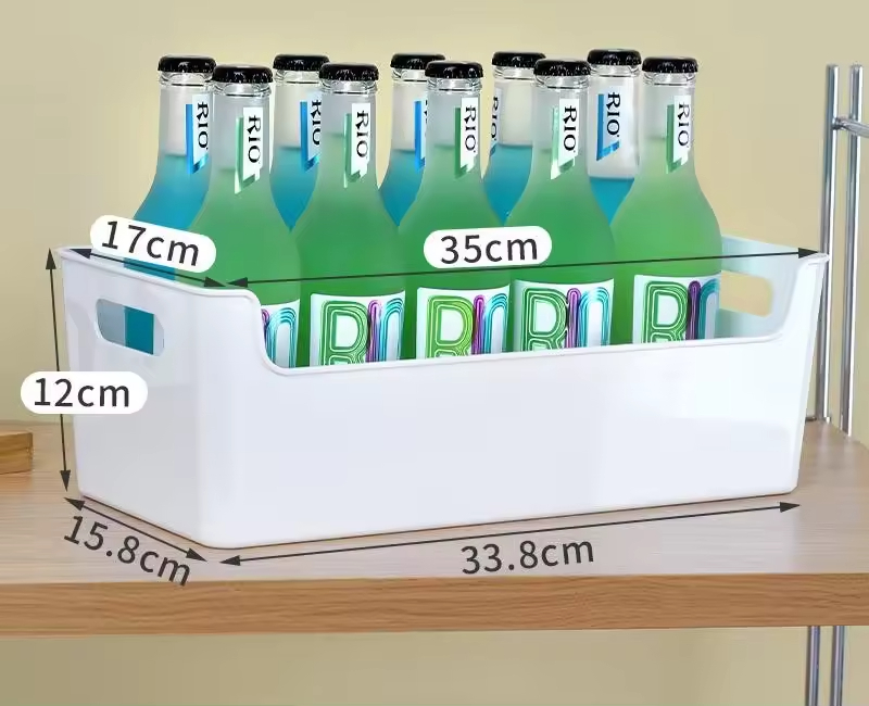 Premium Clear Acrylic Desktop Organizer Box for Cosmetic Mask Snack Kitchen Household Clutter Storage