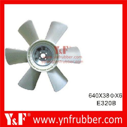 Pá do ventilador da máquina escavadora para , Volvo, KOMATSU, Hitachi, Sumitomo, Kobelco, Kato, Hyundai, Doosan, Daewoo, Kubota,