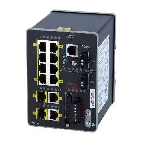 Cisco Industrial Ethernet Switch IE-1000 68 Gbps GUI Based L2 PoE Switch with 2 GE SFP 8 FE Copper Ports