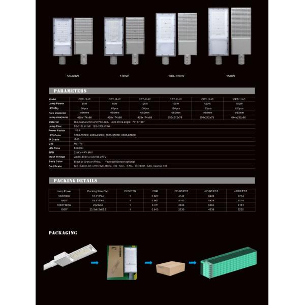 6000K наружные солнечные уличные фонари с разделенной панелью