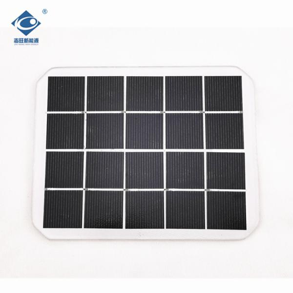 5V 1.5W high quality new standard solar panel ZW-2.5W-5V Mini Glass Laminated Solar Panel