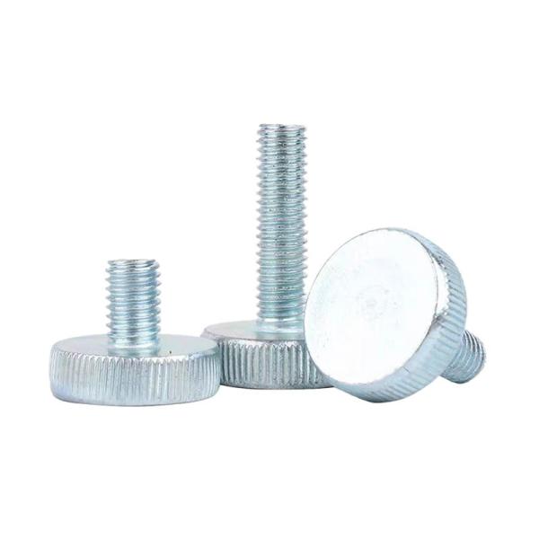 Flat Knurled Thumb Screw M6