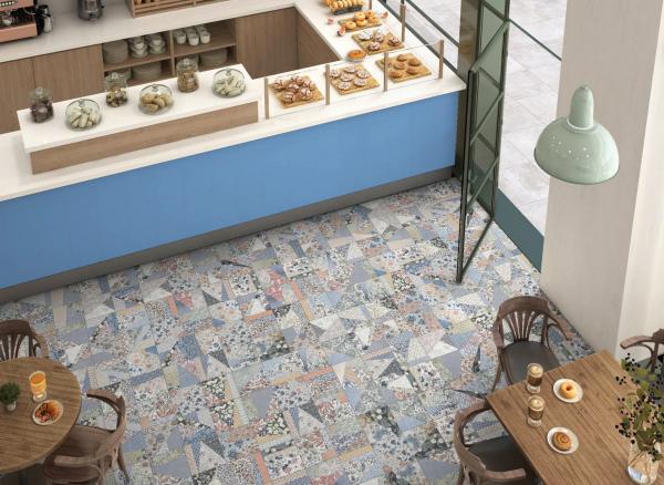 250x250mm Colorful Ceramic Rustic Tile for Indoor Floor