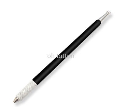 Aluminium Alloy Manual Tattoo Pen Permanent Makeup With Round Lock Head