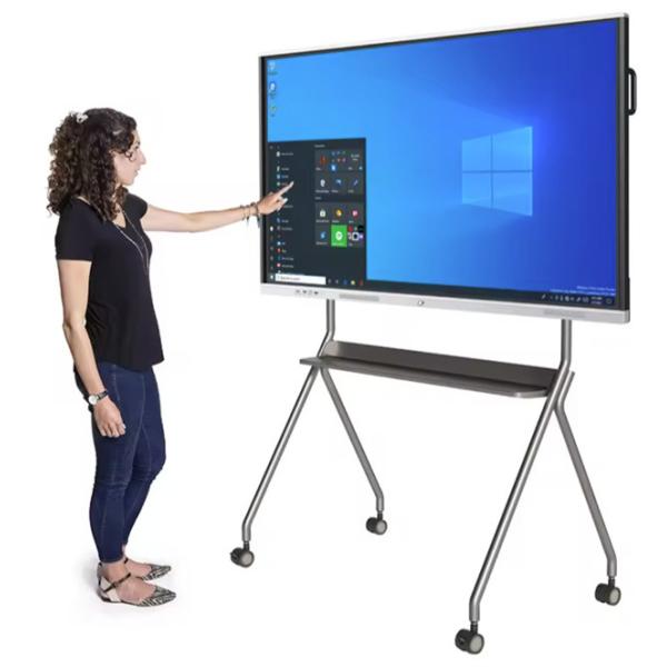 Black TV Floor Stand 600 X 400 Flat Screen Cart Fits Flat Panel TV Up To 143Lbs