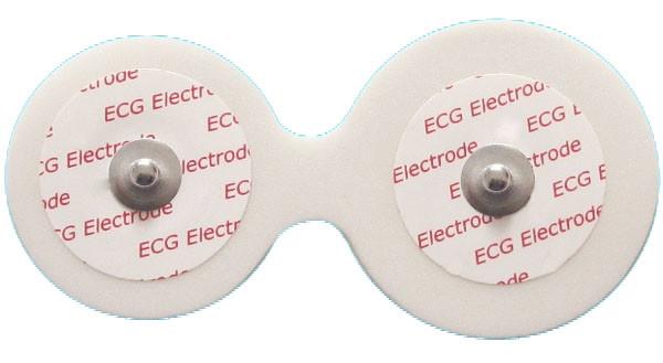 PE Foam Double Round Radiolucent Ecg Chest Electrode