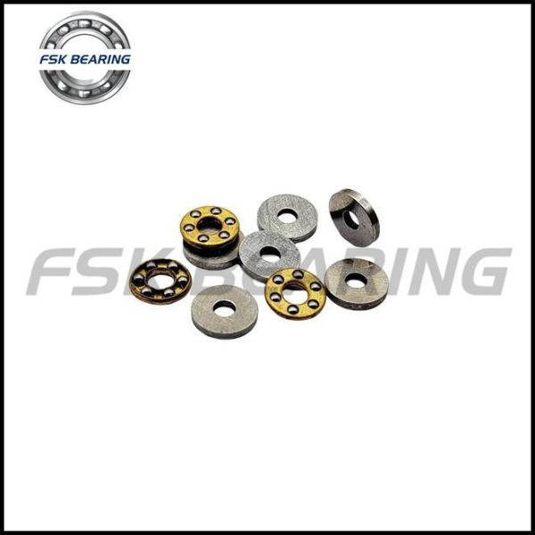 F2-6M 2x6x3mm Thrust Bearing Deep Groove Ball Bearing Stainless Steel Miniature Axial Deep Groove Ball Bearing Steel Miniature Axial