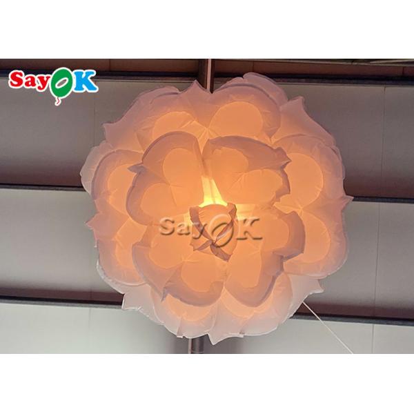 La décoration de allumage gonflable d'étape de mariage a mené Rose Flower