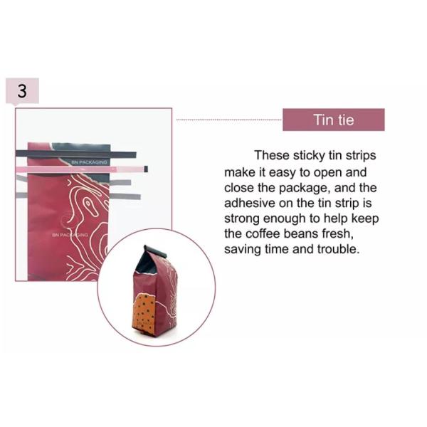 250gr Matte Black Flat Bottom Pouch Coffee Packaging Bag Coffee Bags With Valve