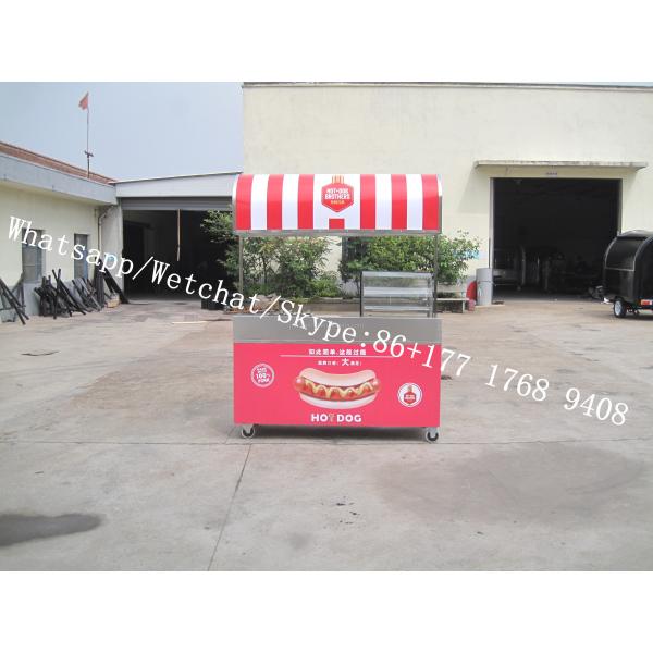 Mobile Coffee Bike Serving Cart in with Construction and Functionality