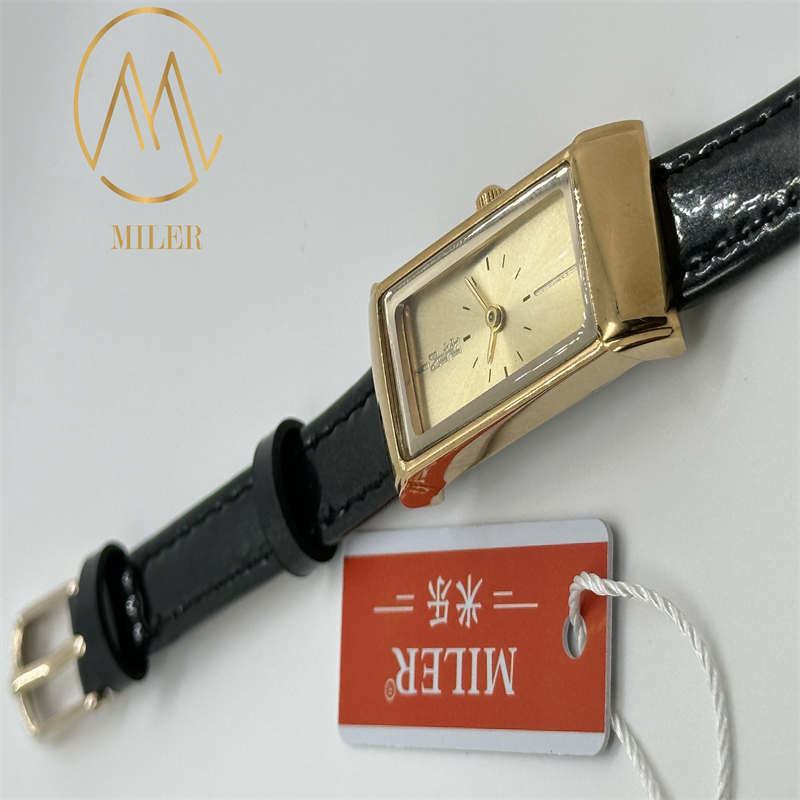 Miler ML111 Фабрика кожаная лента кварцевые наручные часы с крючком в цвете картины