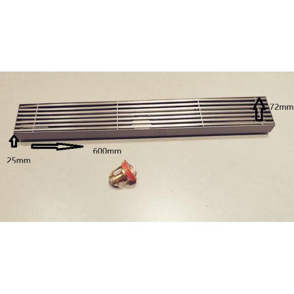 Stainless Steel Toilet Floor Waste Grate Odor Proof Easy Installation Long Lasting