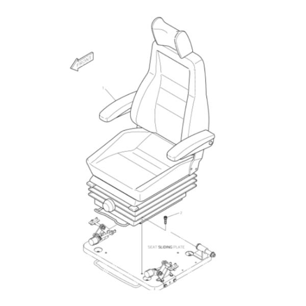 DOOSAN excavatot DX225LC DX300LC DX420LC Cab seat 901-00045