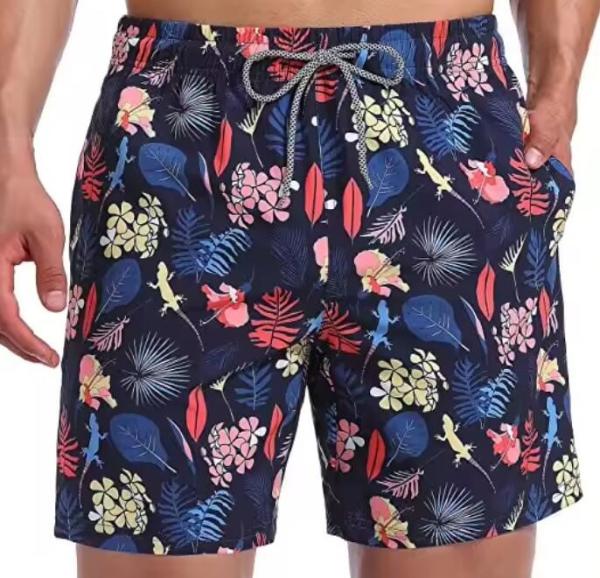 Roupas de banho de verão para homens, surf, calções de natação, respiráveis, secas rápidas