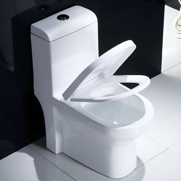 Do estilo branco de Europa do armário de água da porcelana de ADA One Piece Elongated Toilet canto cerâmico