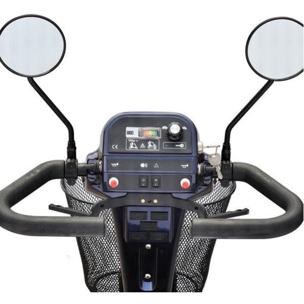 Four Wheel Motorised Mobility Scooter 600W 105kg Polyurethane Adjustable Seat