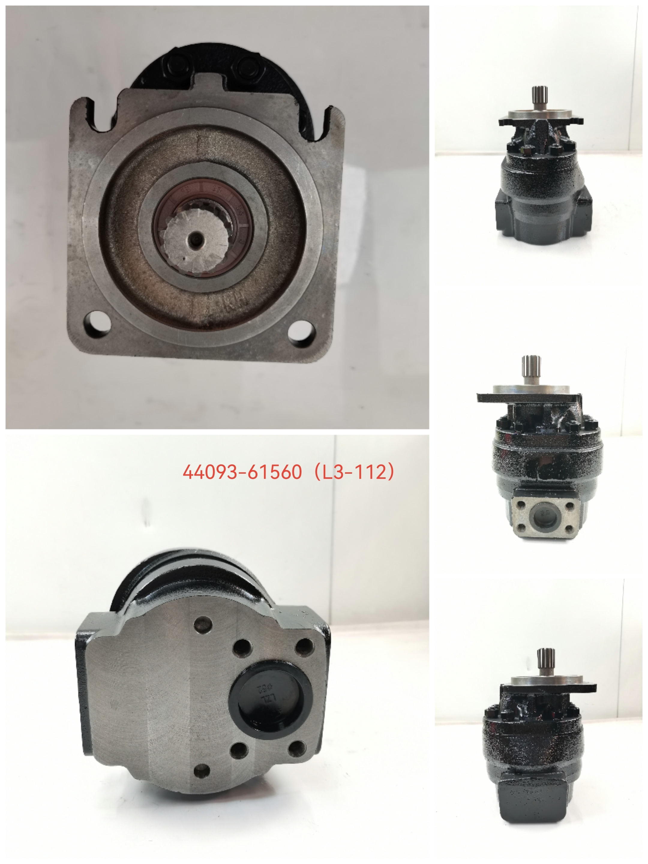 Hydraulic Gear Pump Komatsu Kawasaki Pump 44093-61560 Hydraulic Motor Cast Iron Aluminum alloy Oil Pump Heavy Machinery Power Source Hydraulic Spare Parts