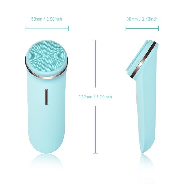 Silicone électrique de massage de visage de Sonic Facial Cleansing Brush SME profondément propre