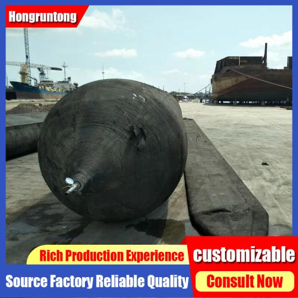 1.8m×15m Inflatable Ship Airbags Steel Cord Reinforcement Automatic Pressure Balancing