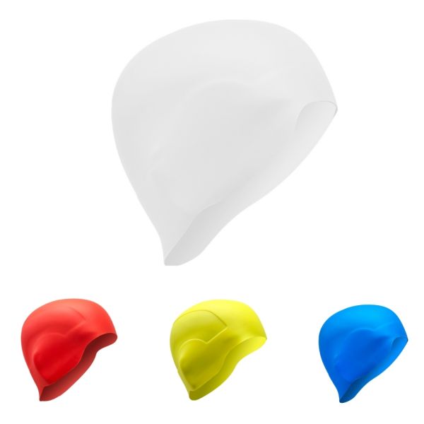 OEM Custom Logo Silicone Swimming Hat Eco Friendly For Professional Training