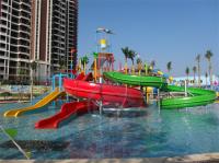 Playground Children Splash Zone Water Slide Anti UV ISO TUV ROHS Certification